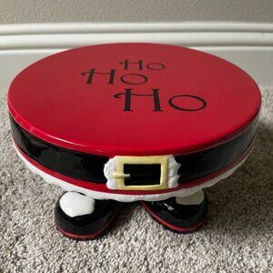 Magenta Christmas HoHoHo Cake Stand